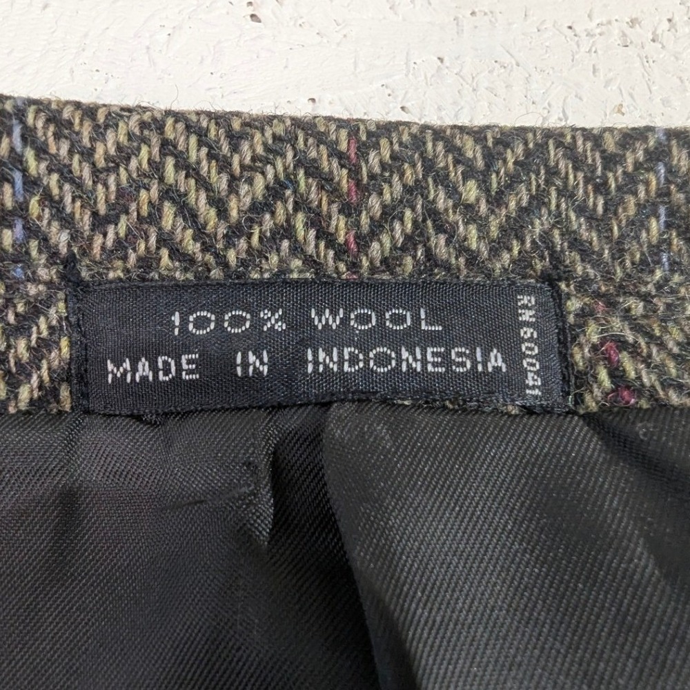 Clark 100% Wool Herringbone Blazer 48L Gray Brown - Picture 8 of 16